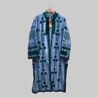 Long Velvet Suzani Coat