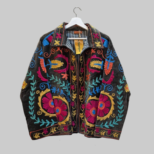Chakra Velvet Suzani jacket