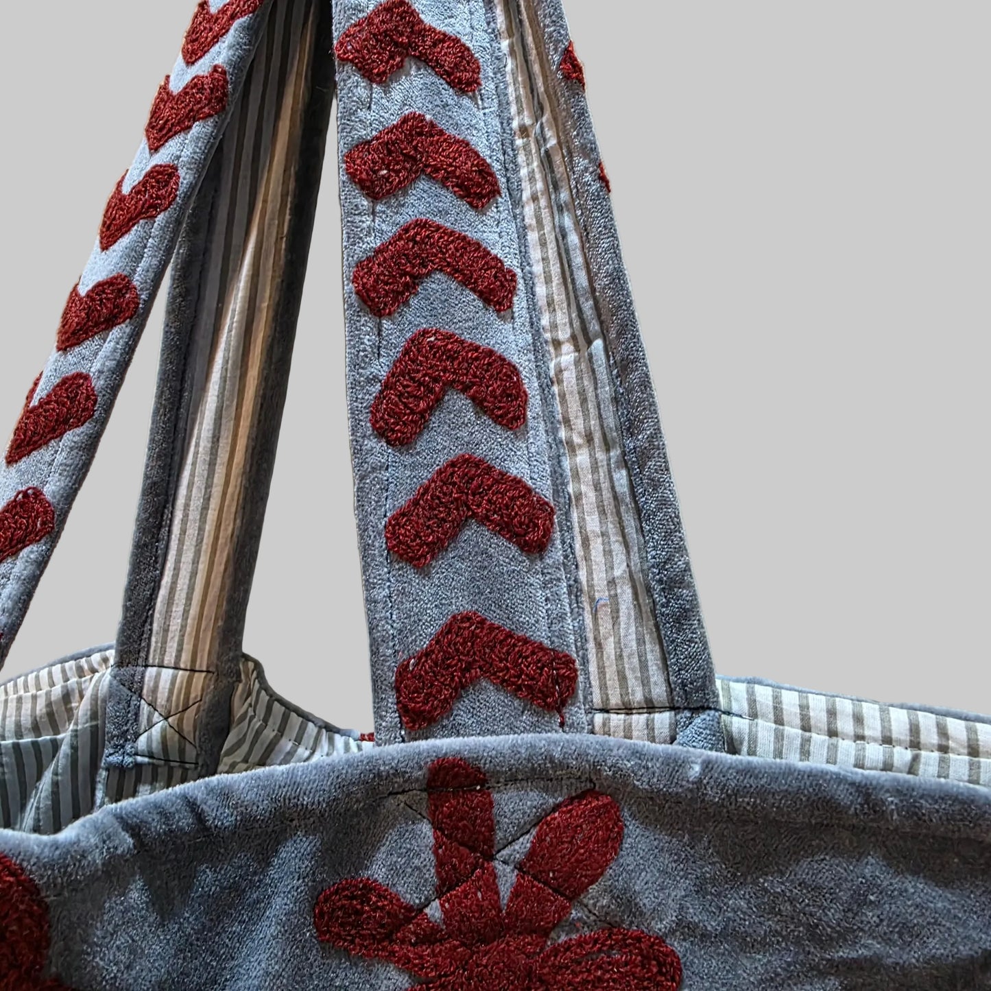 Velvet Suzani tote bag