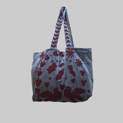 Velvet Suzani tote bag