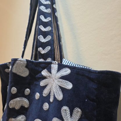 Velvet Suzani tote bag
