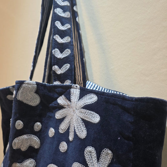 Velvet Suzani tote bag