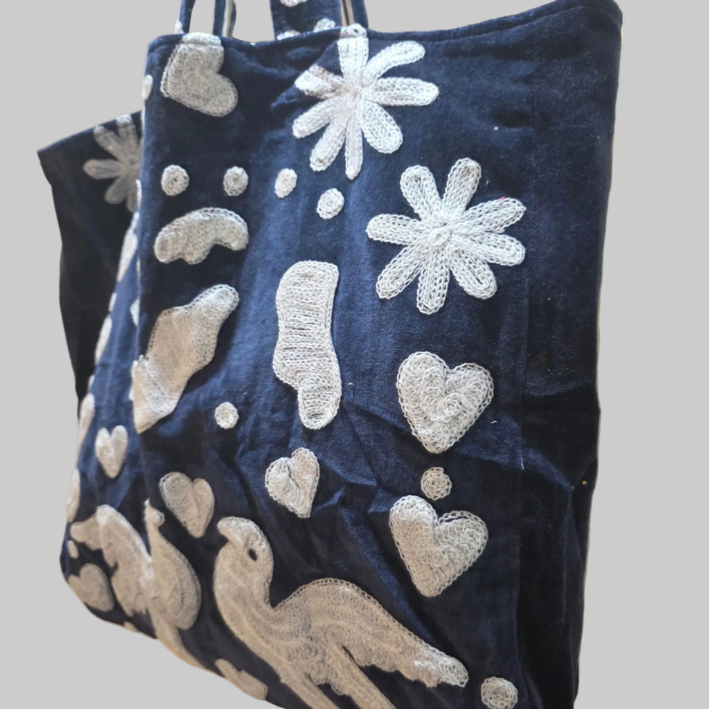 Velvet Suzani tote bag