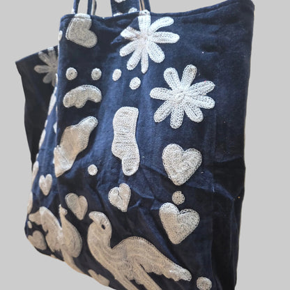 Velvet Suzani tote bag