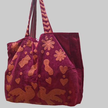 Velvet Suzani tote bag