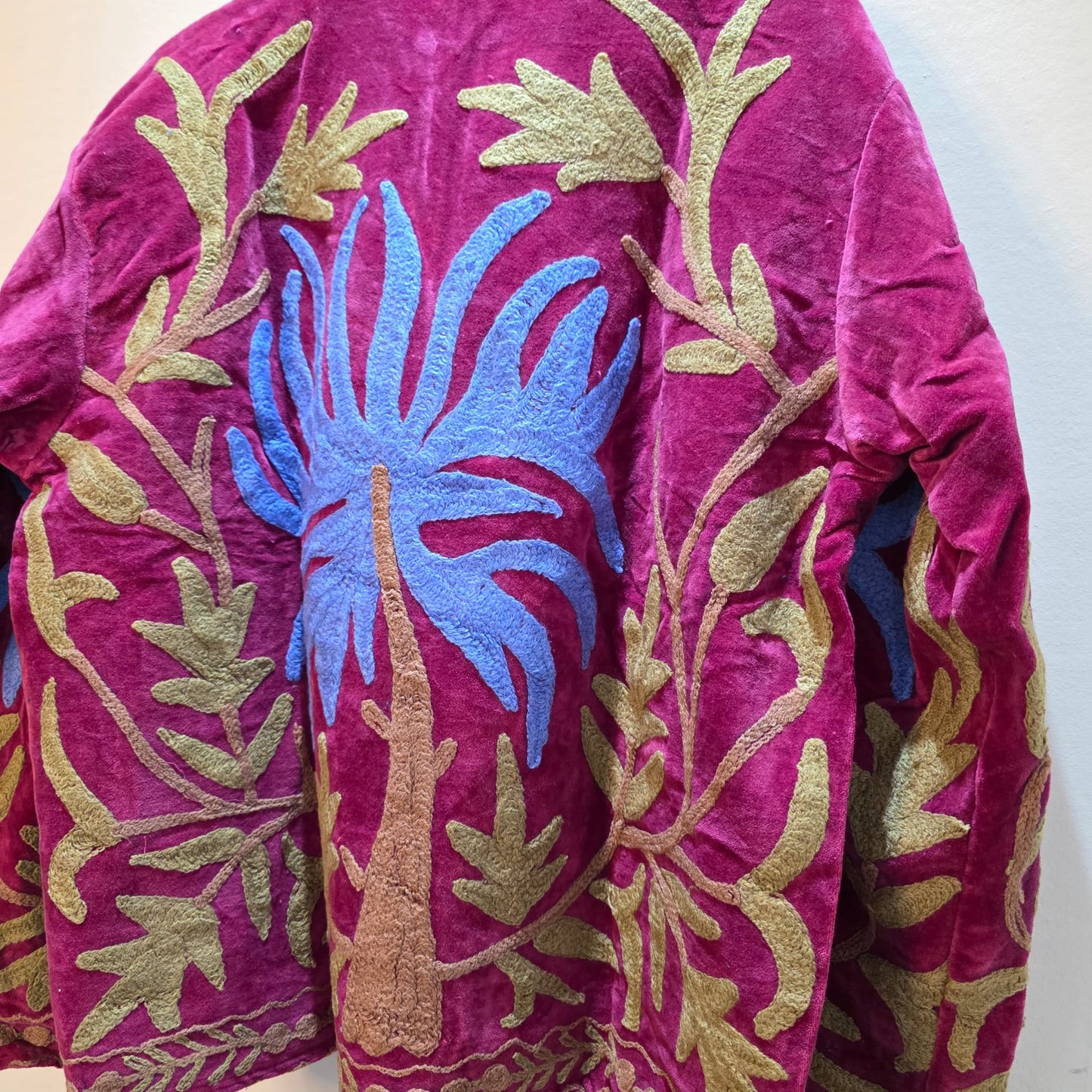 Palmtree Velvet Suzani jacket