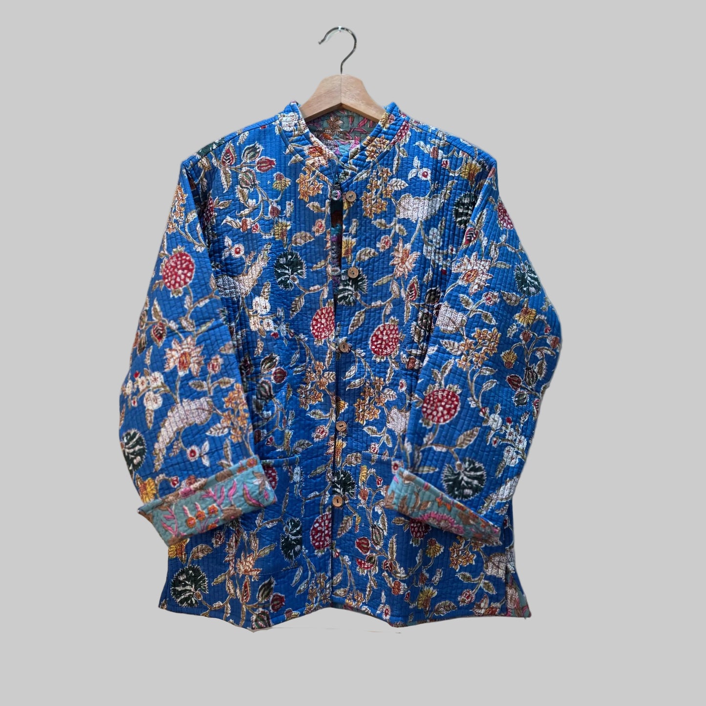 Jaipuri  cotton reversible jacket