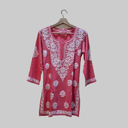 Chikankari short kurti/Top