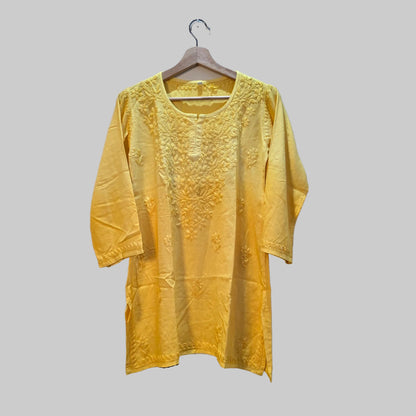 Chikankari short kurti/Top