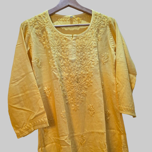 Chikankari short kurti/Top