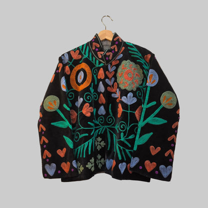 Boho Velvet Suzani jacket