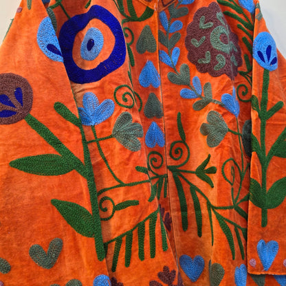 Boho Velvet Suzani jacket
