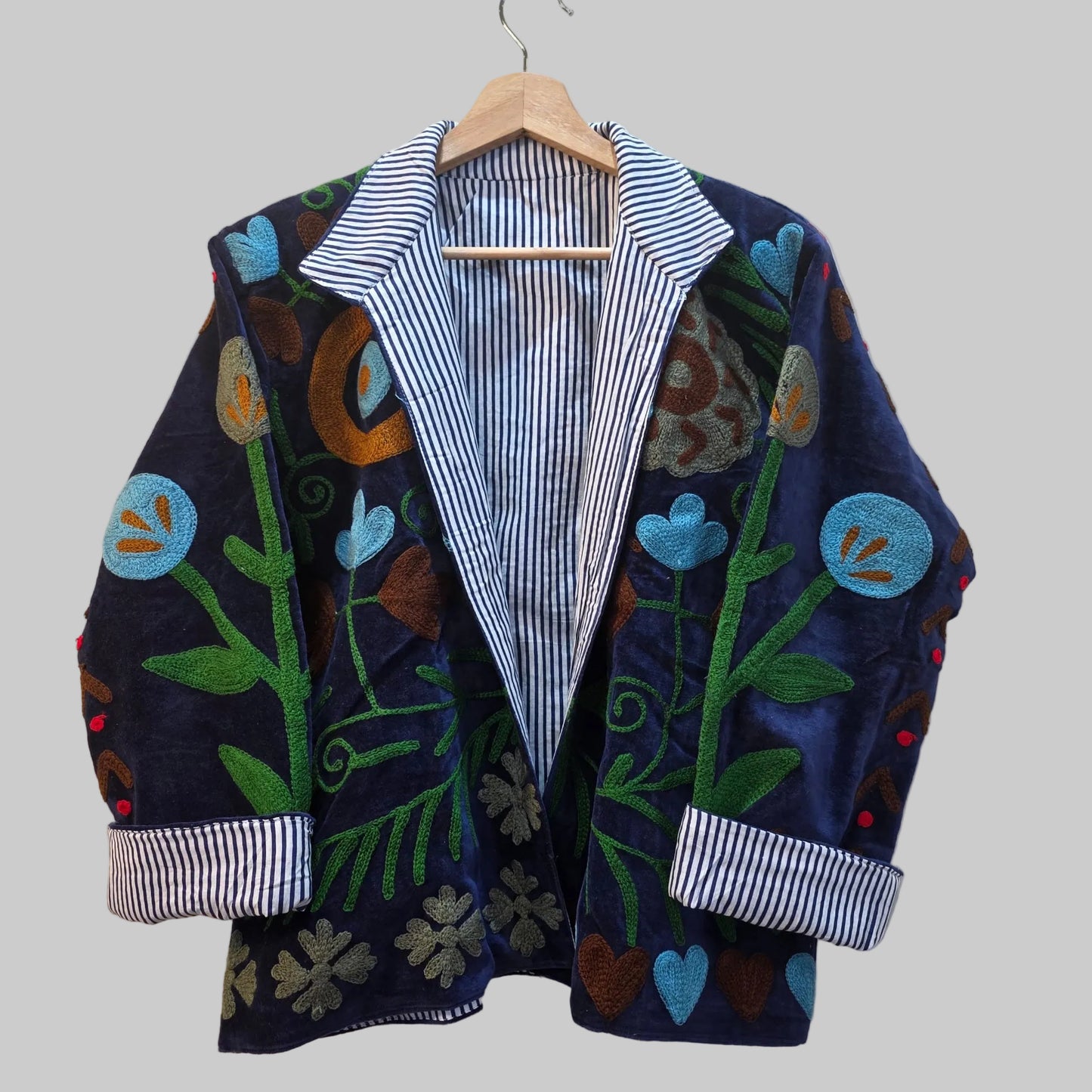 Boho Velvet Suzani jacket