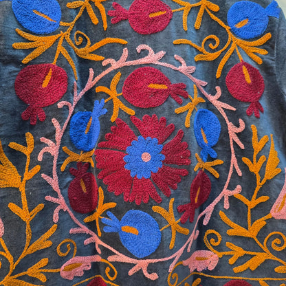 Pomegranate Velvet Suzani jacket
