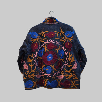 Pomegranate Velvet Suzani jacket
