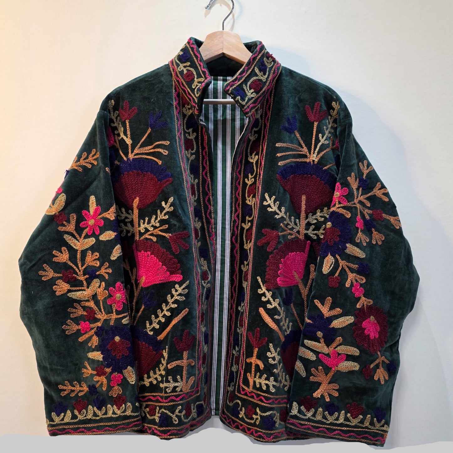 Flower Velvet Suzani jacket