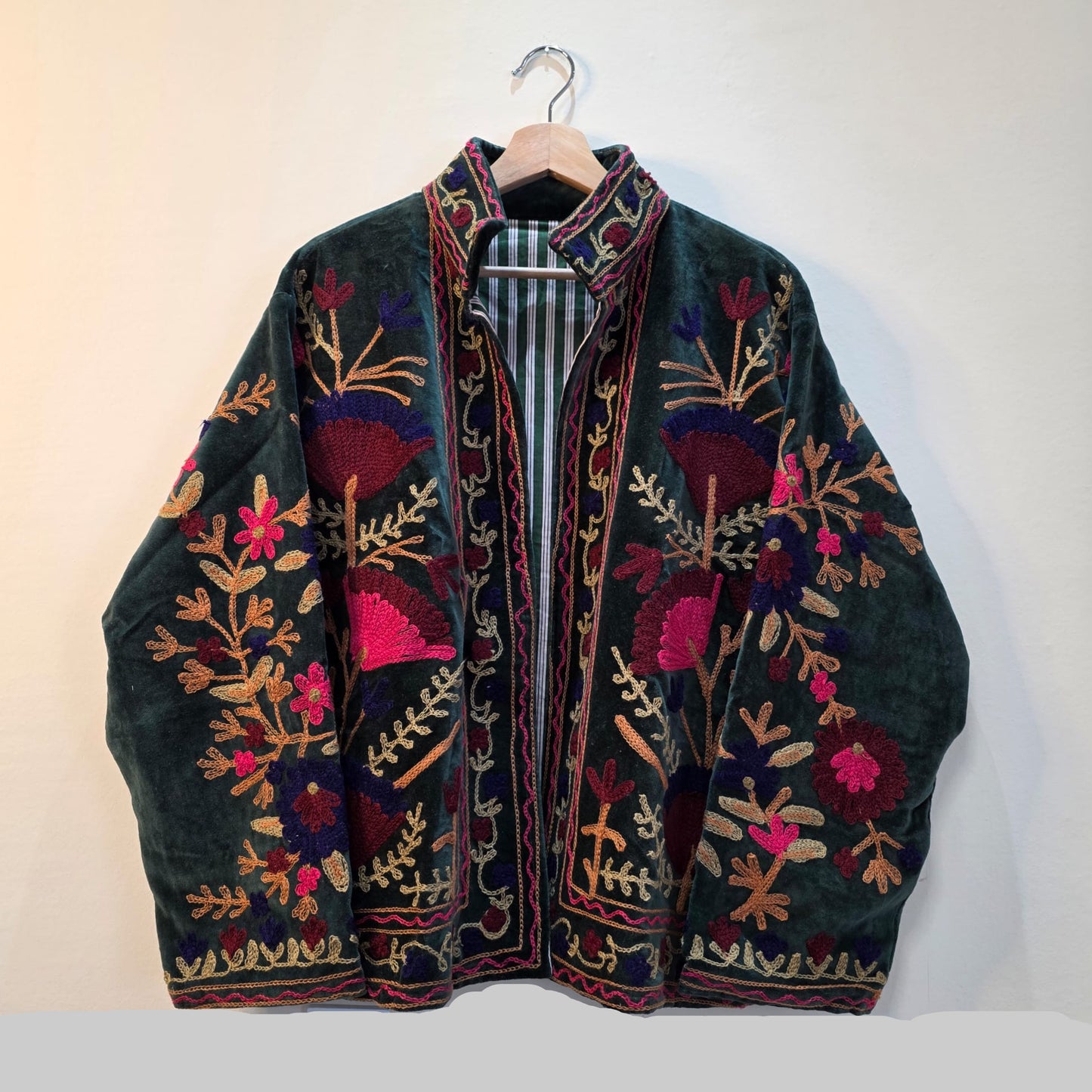 Flower Velvet Suzani jacket