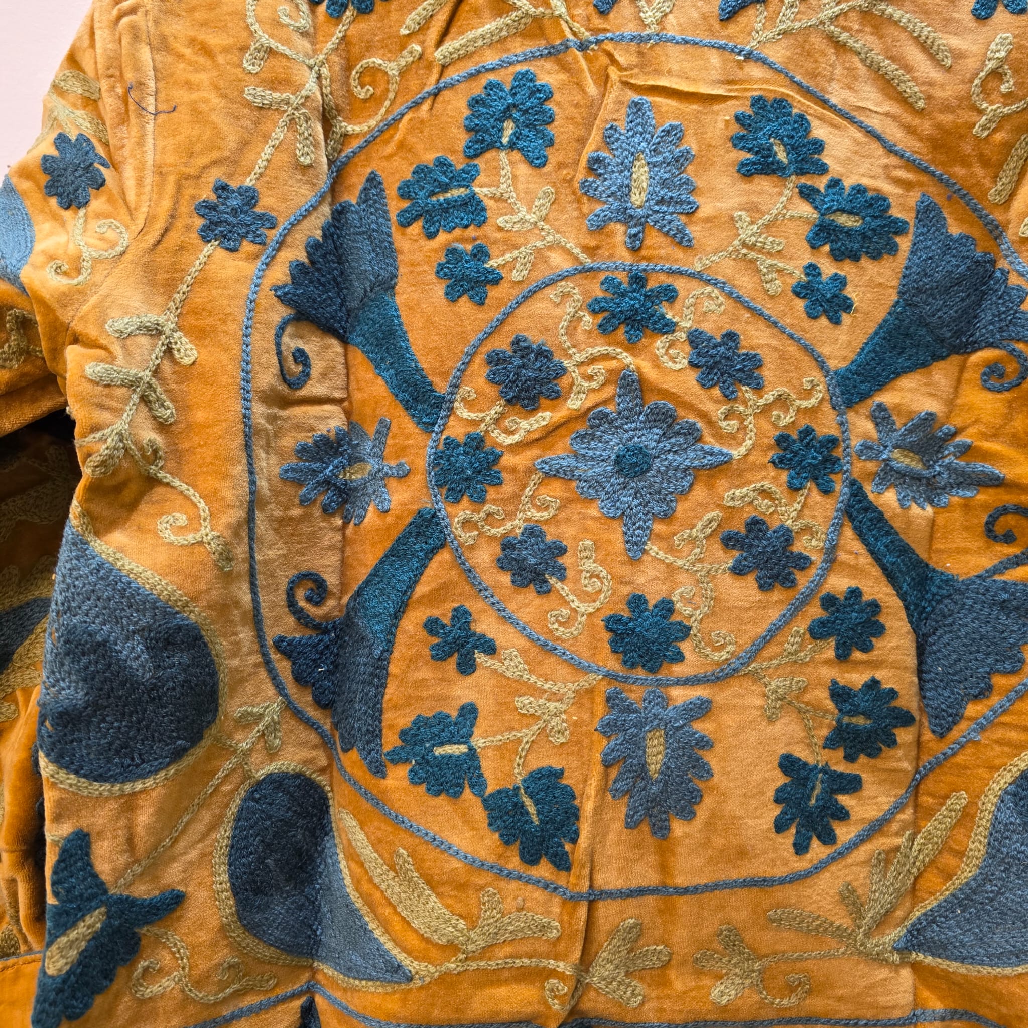 Chakra Velvet Suzani jacket (short)