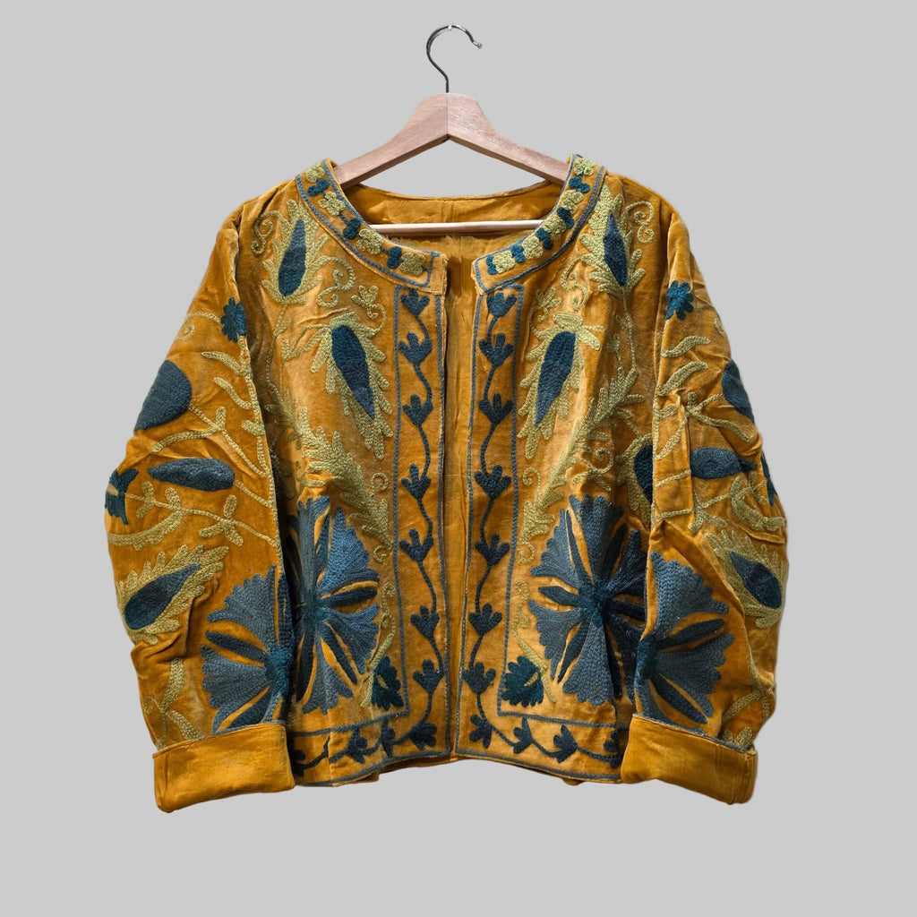 Chakra Velvet Suzani jacket (short)