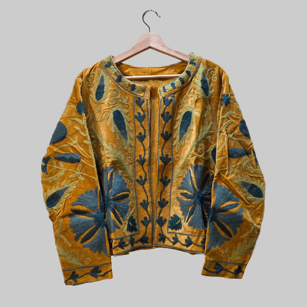 Chakra Velvet Suzani jacket (short)