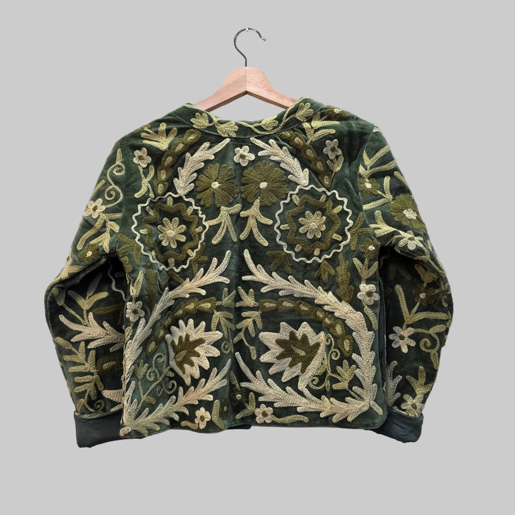 Chakra Velvet Suzani jacket (short)
