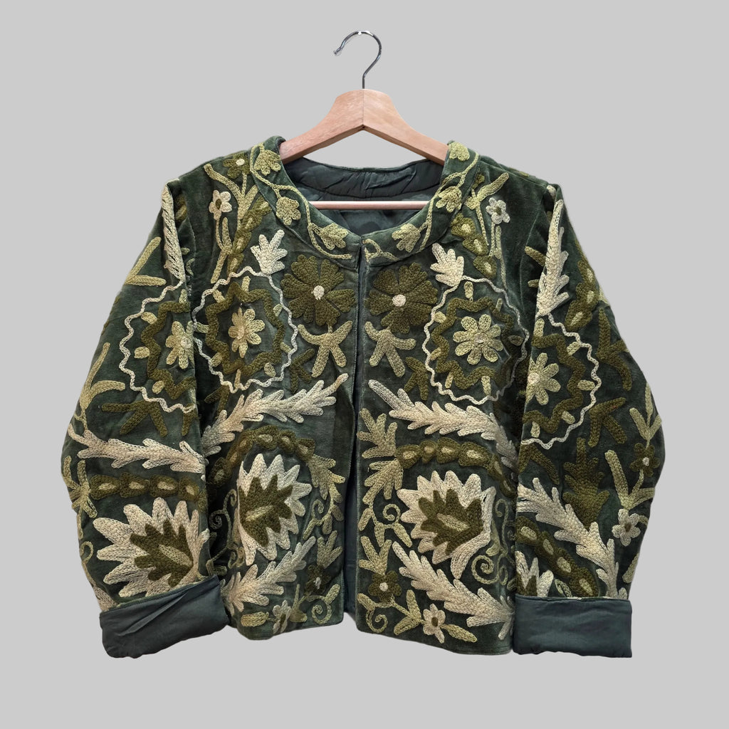 Chakra Velvet Suzani jacket (short)