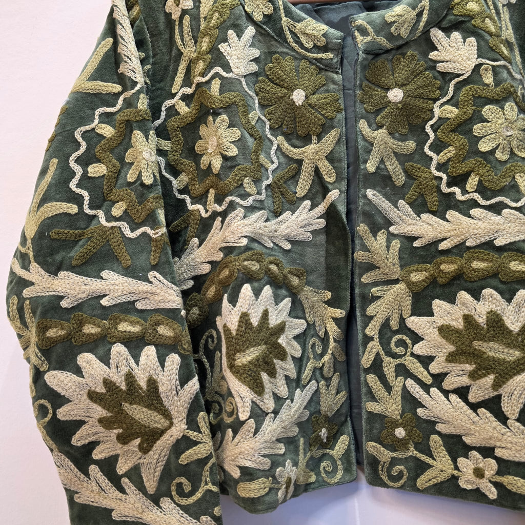 Chakra Velvet Suzani jacket (short)