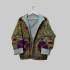 Blooming Flower Velvet Suzani jacket