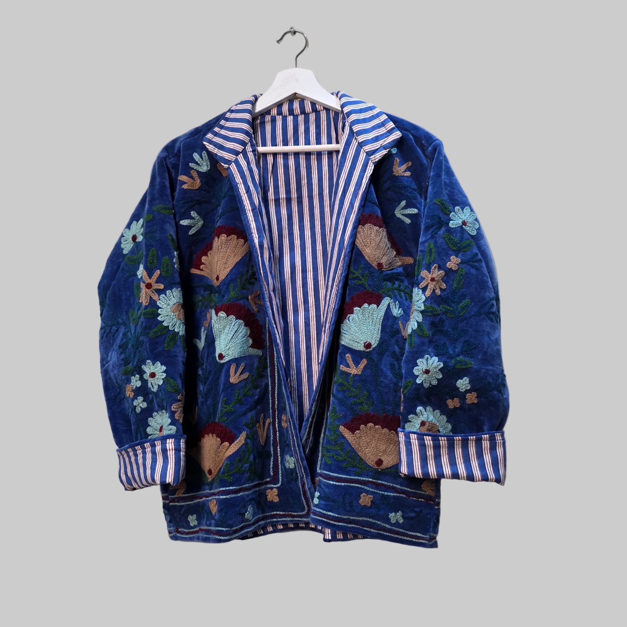 Flower Velvet Suzani jacket