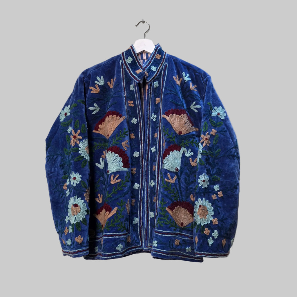 Flower Velvet Suzani jacket