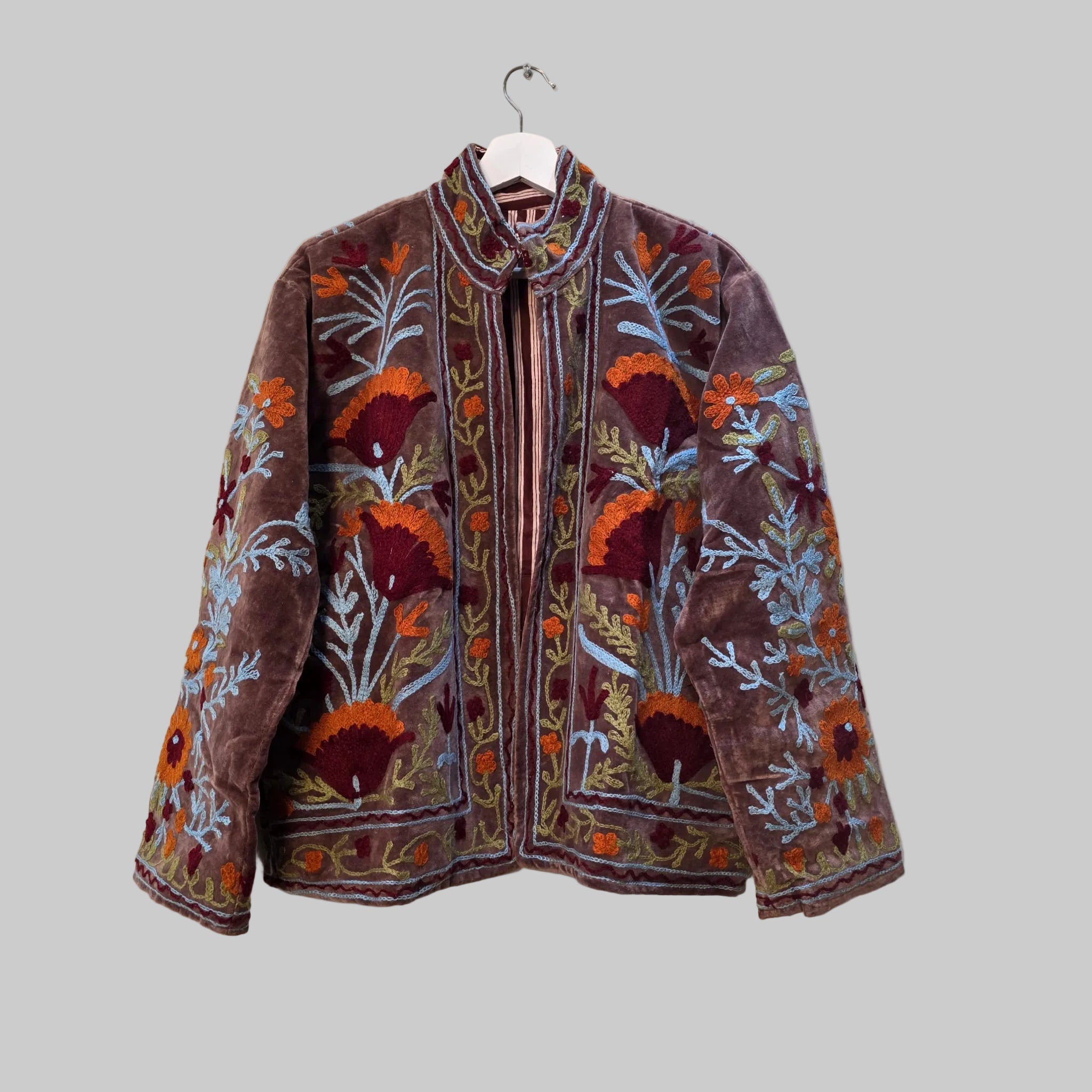 Flower Velvet Suzani jacket