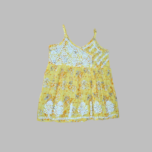 Chikankari short kurti/Top