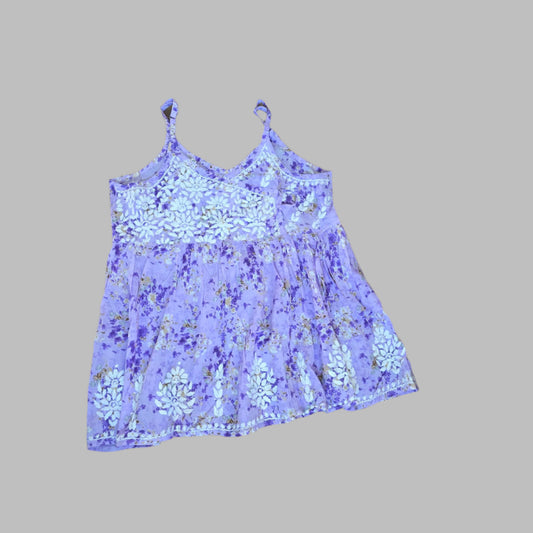 Chikankari short kurti/Top