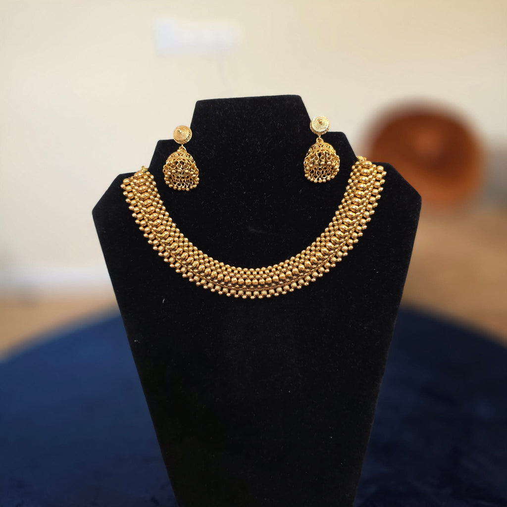Temple necklace set