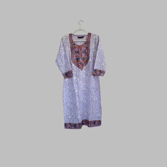 Kashmiri embroidery Kurti