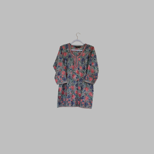 Kashmiri short kurti/top