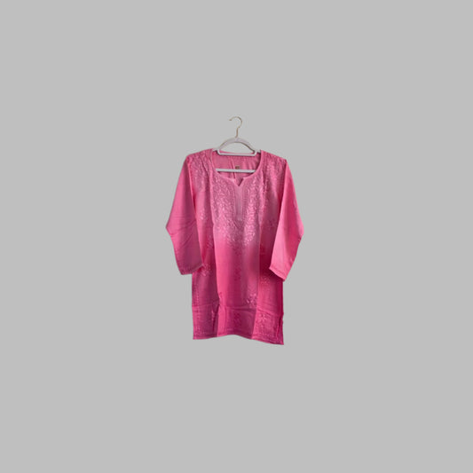 Chikankari short kurti/Top