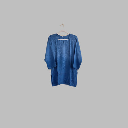 Chikankari short kurti/Top