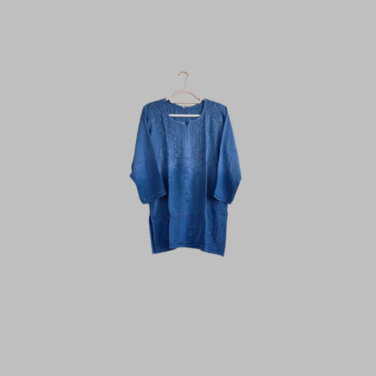 Chikankari short kurti/Top