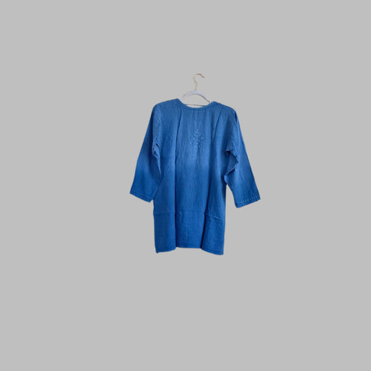 Chikankari short kurti/Top
