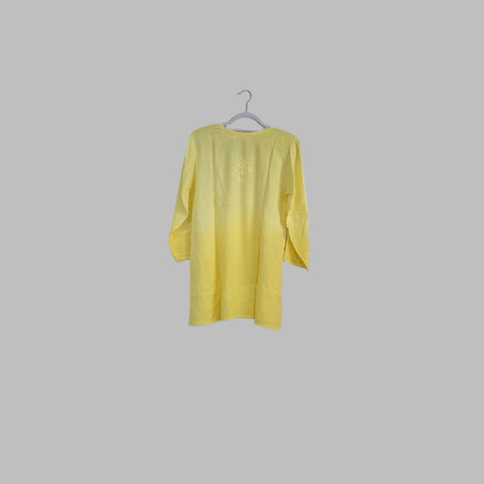 Chikankari short kurti/Top