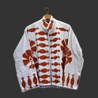 Dancing Birds Velvet Suzani jacket