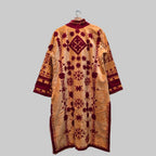 Long Velvet Suzani Coat