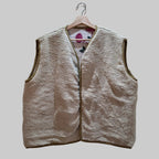 Kantha handblock printed teddy jacket