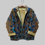 Mango Velvet Suzani jacket