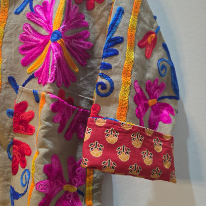 Crop Suzani jacket