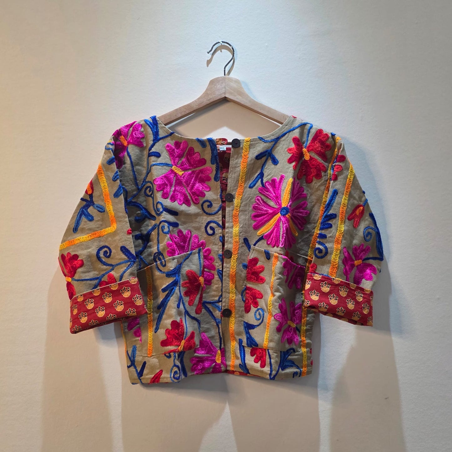 Crop Suzani jacket