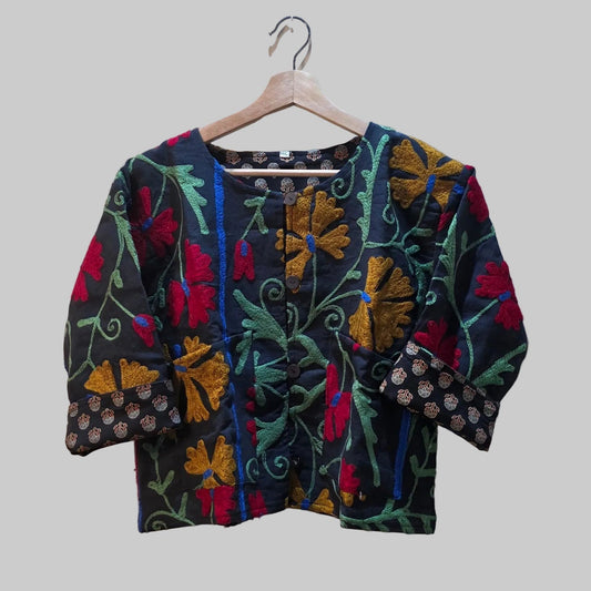 Crop Suzani jacket
