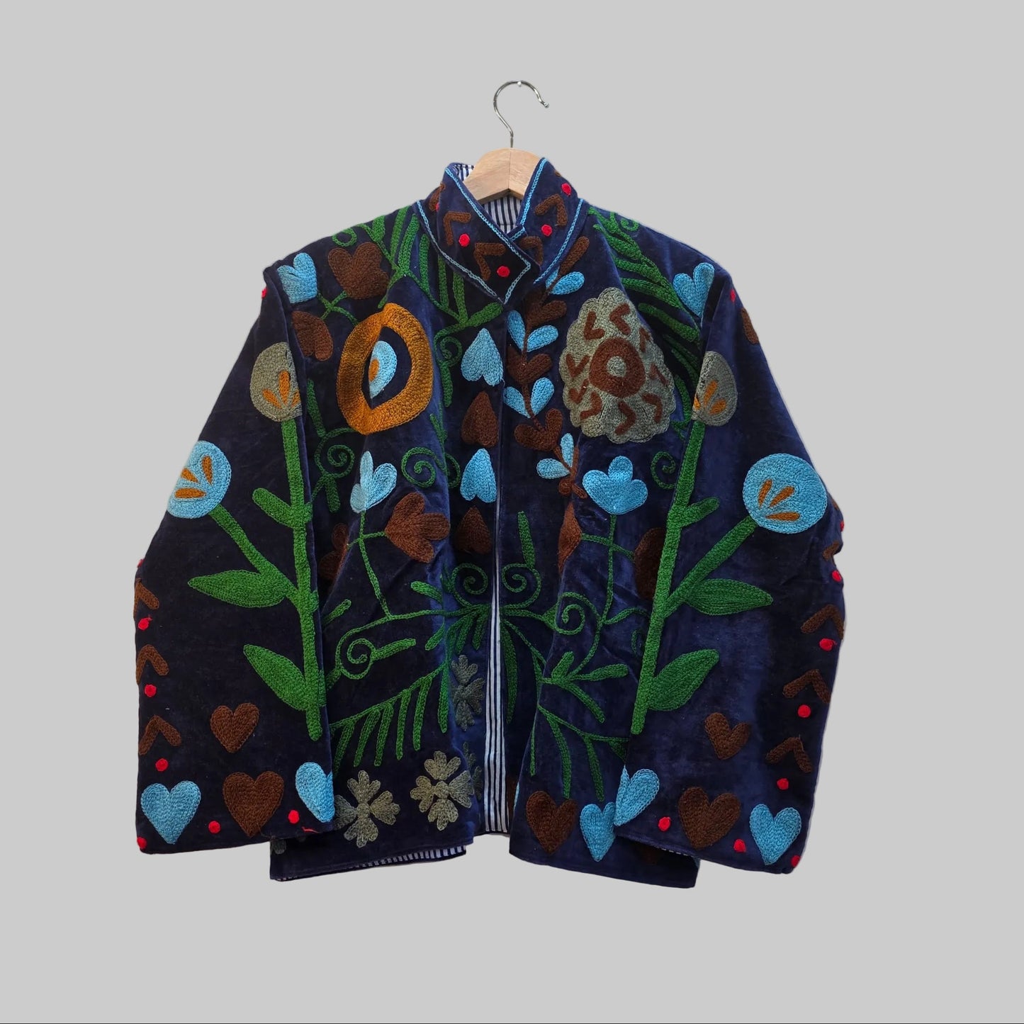 Boho Velvet Suzani jacket