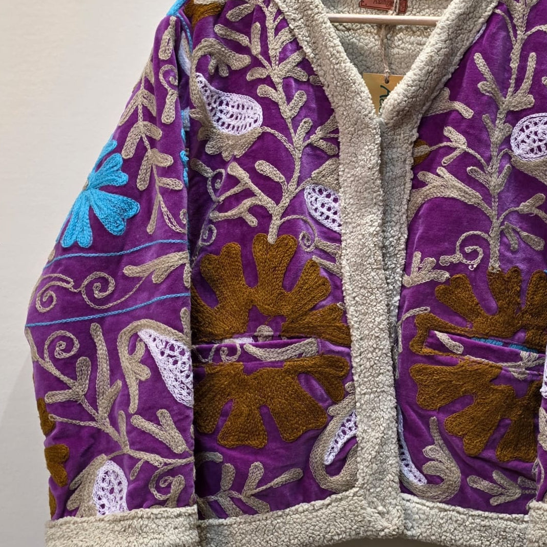 Teddy Velvet Suzani jacket